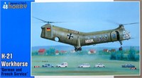 SH48088  авиация  H-21 Workhorse "German and French Service"  (1:48) 8594071081348