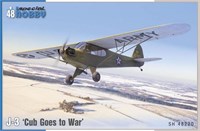 SH48220  авиация  J-3 "Cub goes to war"  (1:48) 8594071089245