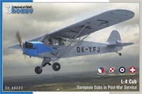 SH48222  авиация  L-4 Cub European Cubs in Post-War Service  (1:48) 8594071088644