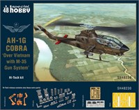 SH48230  авиация  AH-1G Cobra "Over Vietnam with M-35 Gun System’ Hi-Tech Kit  (1:48) 8594071088569