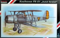 SH72048  авиация  Koolhoven FK-51 "Dutch Version"  (1:72) 8595019312012