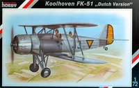 SH72048  авиация  Koolhoven FK-51 "Dutch Version"  (1:72) 8595019312012