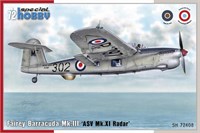 SH72408  авиация  Barracuda Mk.III "ASV Mk.XI radar"  (1:72) 8594071087067