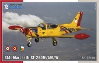 SH72418  авиация  SIAI-Marchetti SF-260M/AM/W  (1:72) 8594071087807