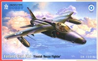 SH72419  авиация  Folland Gnat FR.1 "Finnish recce fighter"  (1:72) 8594071087517