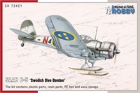 SH72421  авиация  SAAB B-5 "Swedish dive bomber"  (1:72) 8594071087555