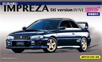 04752  автомобили и мотоциклы  Subaru Impreza Sti Version IV/VI  (1:24) 4968728082523