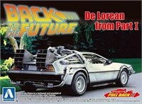 05475  автомобили и мотоциклы  Back to the Future Timemachine from Part I w/pull-back motor  (1:43) 4905083054758