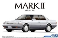 05484  автомобили и мотоциклы  Toyota Mark II 2.0 Grande Twincam 24 GX81 '88  (1:24) 4905083054840