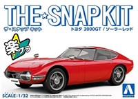 05628  автомобили и мотоциклы  Toyota 2000GT (Solar Red)  (1:32) 2000002182283