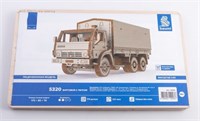 12003  автомобили и мотоциклы  КМЗ-5320 бортовой с тентом (1:43) 4694403120036