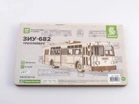 12103  автомобили и мотоциклы  Троллейбус ЗИУ - 682  (1:43) 4694403121033