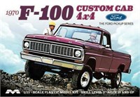 1230  автомобили и мотоциклы  1970 F-100 Ford Custom Cab Truck  (1:25) 707600112309