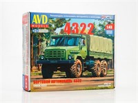 1399AVD  автомобили и мотоциклы  Бортовой автомобиль 4322 тент (1:43) 4610045013994