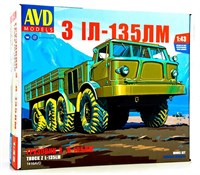 1416AVD  автомобили и мотоциклы З&amp;Л-135ЛМ  (1:43) 4610045014168