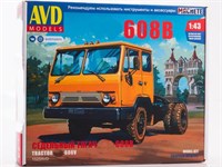 1525AVD  автомобили и мотоциклы  К@З-608В седельный тягач  (1:43) 4610045015257