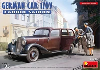 38016  автомобили и мотоциклы  GERMAN CAR 170V CABRIO SALOON  (1:35) 4820183312693