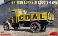 38027  автомобили и мотоциклы  BRITISH LORRY 3T LGOC B-TYPE  (1:35) 4820183313003