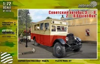 72110  автомобили и мотоциклы  Советский автобус З&amp;С-8  (1:72) 2000000103242