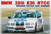 BX24045  автомобили и мотоциклы  BMW 320i E36 BTCC Brands Hatch 1996 Winner  (1:24) 4545782101669