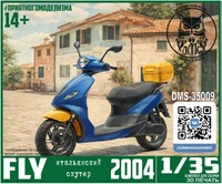 DMS-35009  автомобили и мотоциклы  Итальянский мотороллер Fly  (1:35) 2000000259949
