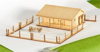 СМ0004  архитектура  "Конюшня с телегой"  (1:72) 2000002123392