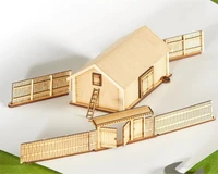 СМ0005  архитектура  "Сарай с забором"  (1:72) 2000002123385