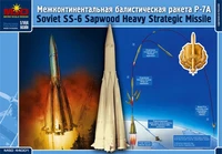44001  космос  Ракета Р-7А  (1:144) 2000000066073