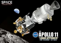 50375  космос  Apollo 11 "Lunar Approach" CSM "Columbia" + LM "Eagle"  (1:72) 89195503756