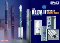56334  космос  Delta II Rocket "Shark's Mouth" w/Launch Pad  (1:400) 89195563347