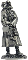 029 R  миниатюра  Рядовой царского конвоя с цесаревичем Алексеем, 1910 2000000095226