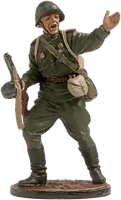 WW2-26color  миниатюра  Гвардии рядовой Красной Армии, 1943-45 гг. СССР (окрашен) 2000002209997