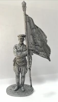 WW2-54  миниатюра  Ст.сержант погранвойск НКВД со знаменем, 1939-43 гг. СССР 2000000157771