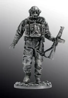 WW2-72  миниатюра  Военный пловец-диверсант, 1941-45. СССР 2000000261188