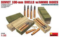 35088  наборы для диорам  SOVIET 100-mm SHELLS w/AMMO BOXES  (1:35) 4820041101568