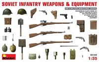 35102  наборы для диорам  SOVIET INFANTRY WEAPONS &amp; EQUIPMENT  (1:35) 4820041102930
