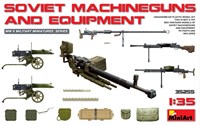 35255  наборы для диорам  SOVIET MACHINEGUNS AND EQUIPMENT  (1:35) 4820183310927