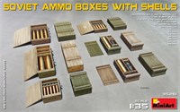 35261  наборы для диорам  SOVIET AMMO BOXES WITH SHELLS  (1:35) 4820183311252