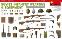 35304  наборы для диорам  SOVIET INFANTRY WEAPONS &amp; EQUIPMENT. SPECIAL EDITION  (1:35) 4820183312648