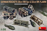 35316  наборы для диорам  German Rockets 28cm WK Spr &amp; 32cm WK Flamm  (1:35) 4820183312457
