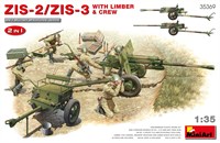 35369  наборы для диорам  ZIS-2/ZIS-3 With LIMBER &amp; CREW. 2 IN 1  (1:35) 4820183313683