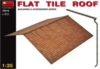 35518  наборы для диорам  FLAT TILE ROOF  (1:35) 2000002062929