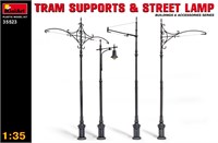 35523  наборы для диорам  TRAM SUPPORTS &amp; STREET LAMP  (1:35) 4820041101698