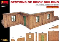 35552  наборы для диорам  SECTIONS OF BRICK BUILDINGS  (1:35) 4820041102022