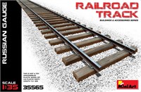 35565  наборы для диорам  RAILROAD TRACK RUSSIAN GAUGE  (1:35) 4820183310606