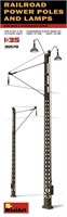 35570  наборы для диорам  RAILROAD POWER POLES AND LAMPS  (1:35) 4820183310651