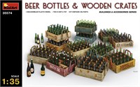 35574  наборы для диорам  BEER BOTTLES &amp; WOODEN CRATES  (1:35) 4820183310699