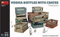 35577  наборы для диорам  VODKA BOTTLES WITH CRATES  (1:35) 4820183311764