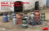 35580  наборы для диорам  MILK CANS WITH SMALL CART  (1:35) 2000002062561