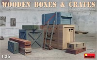 35581  наборы для диорам  WOODEN BOXES &amp; CRATES  (1:35) 4820183311849
